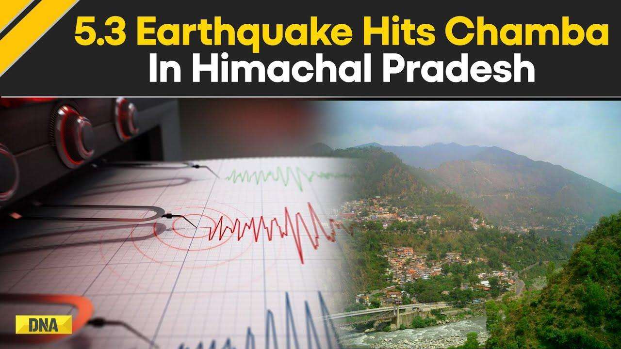 Earthquake of 5.3 Magnitude Strikes Himachal Pradesh's Chamba | Earthquake | DNA