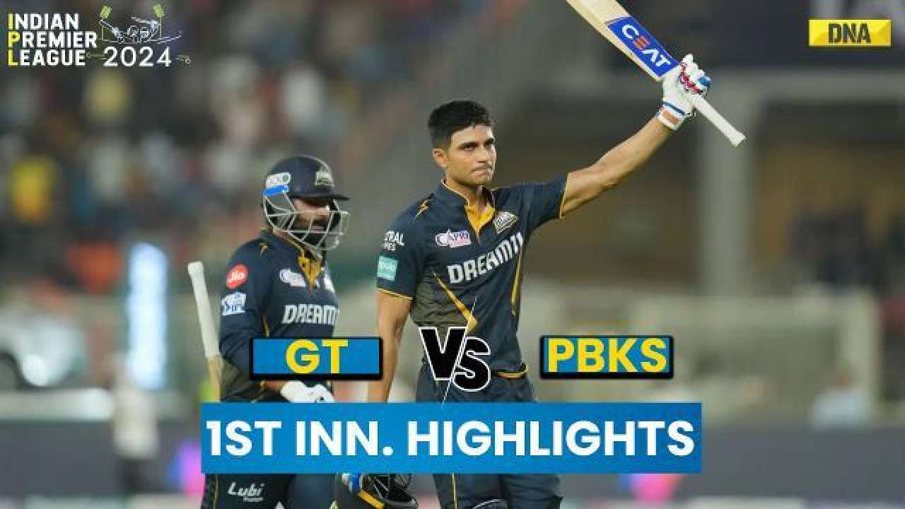 GT Vs PBKS  Highlights 1st Innings: Shubman Gill Hits 89*, Highest Individual Score Of IPL 2024