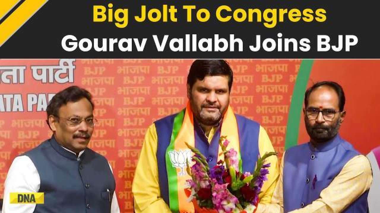 Another Jolt To Congress! Gourav Vallabh Joins BJP, Hours After Quitting Congress | LS Polls 2024