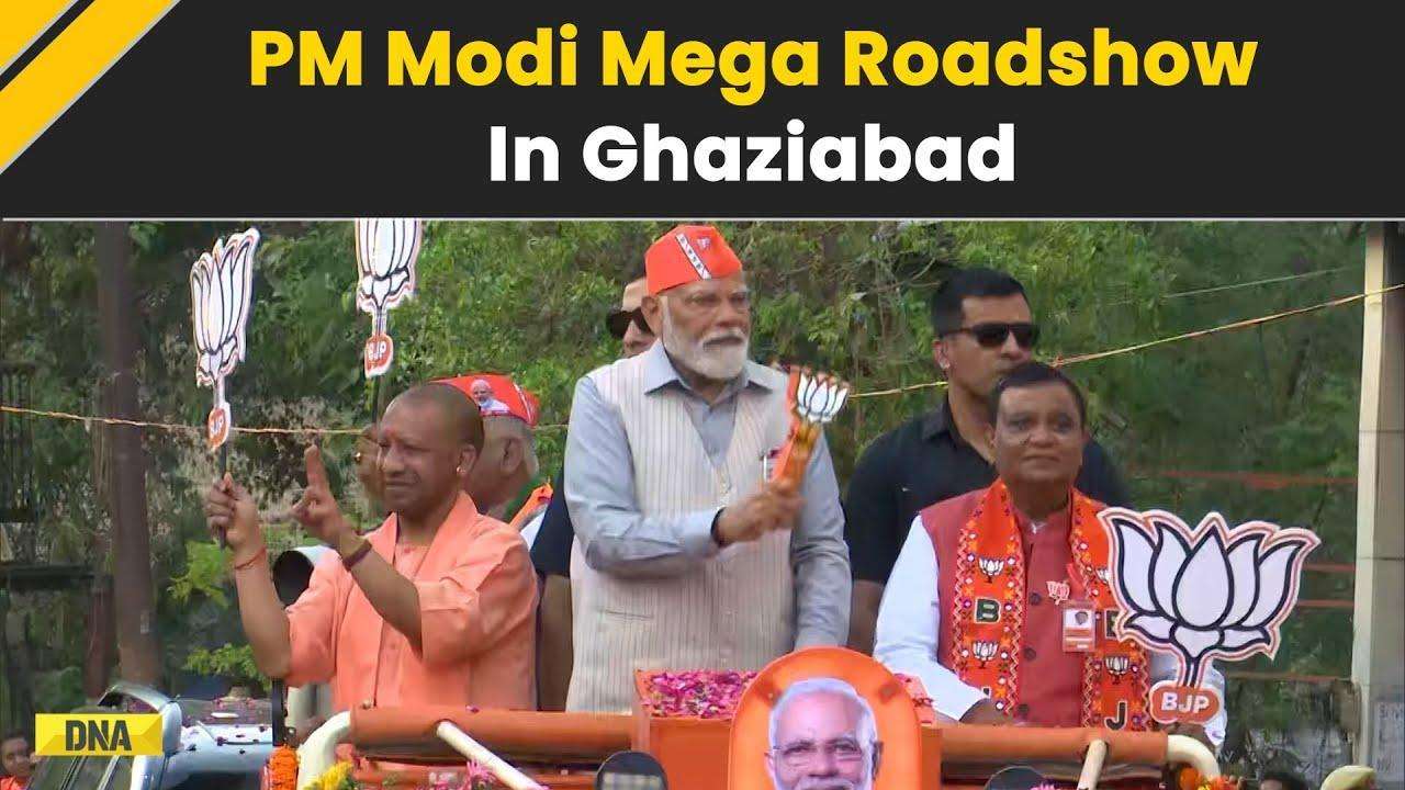 Lok Sabha Elections 2024: PM Modi Holds Mega Roadshow In Ghaziabad Ahead Of LS Polls