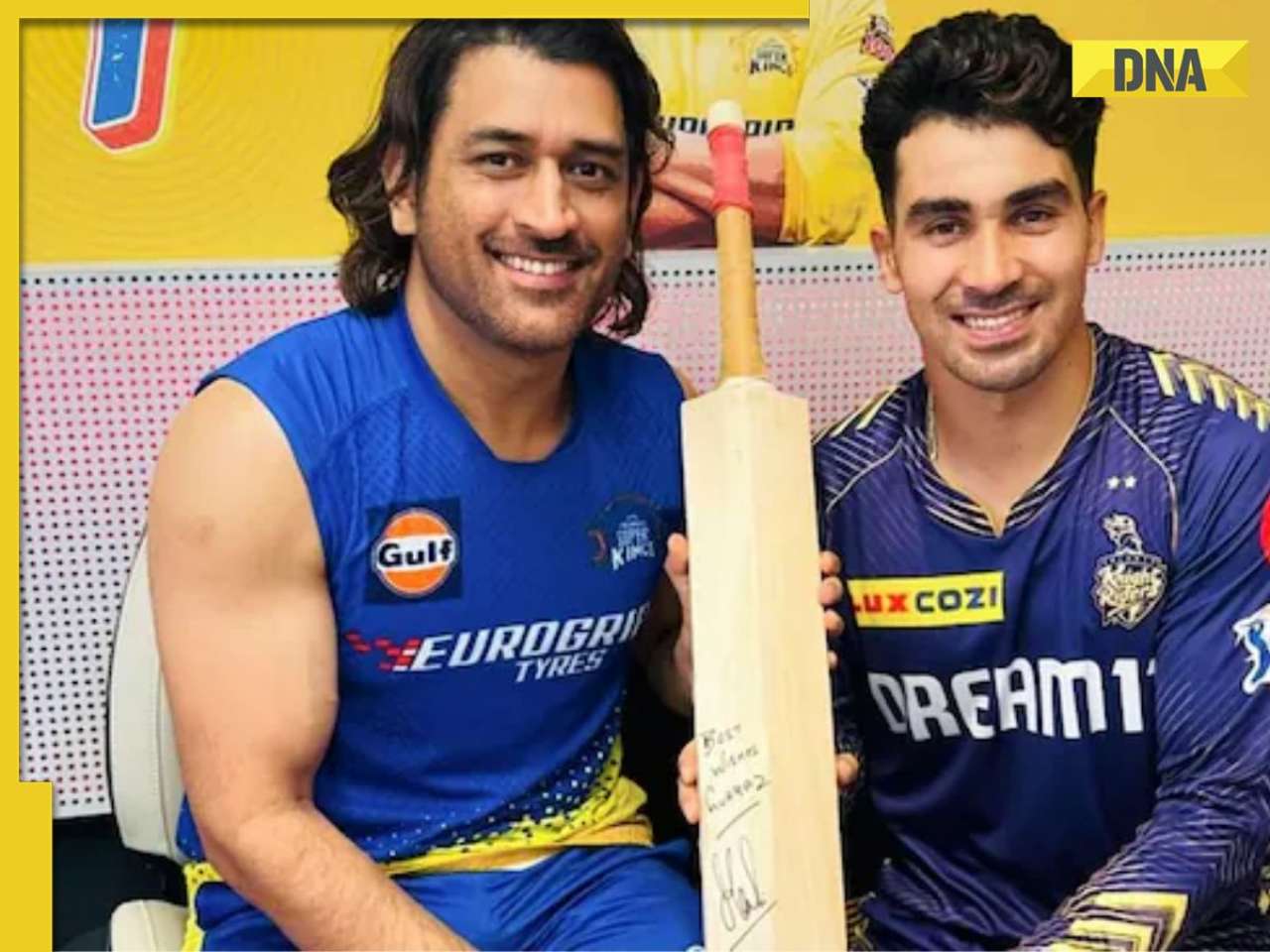 IPL 2024: Dhoni's heart-warming gesture for Gurbaz after CSK vs KKR clash wins internet, pic goes viral