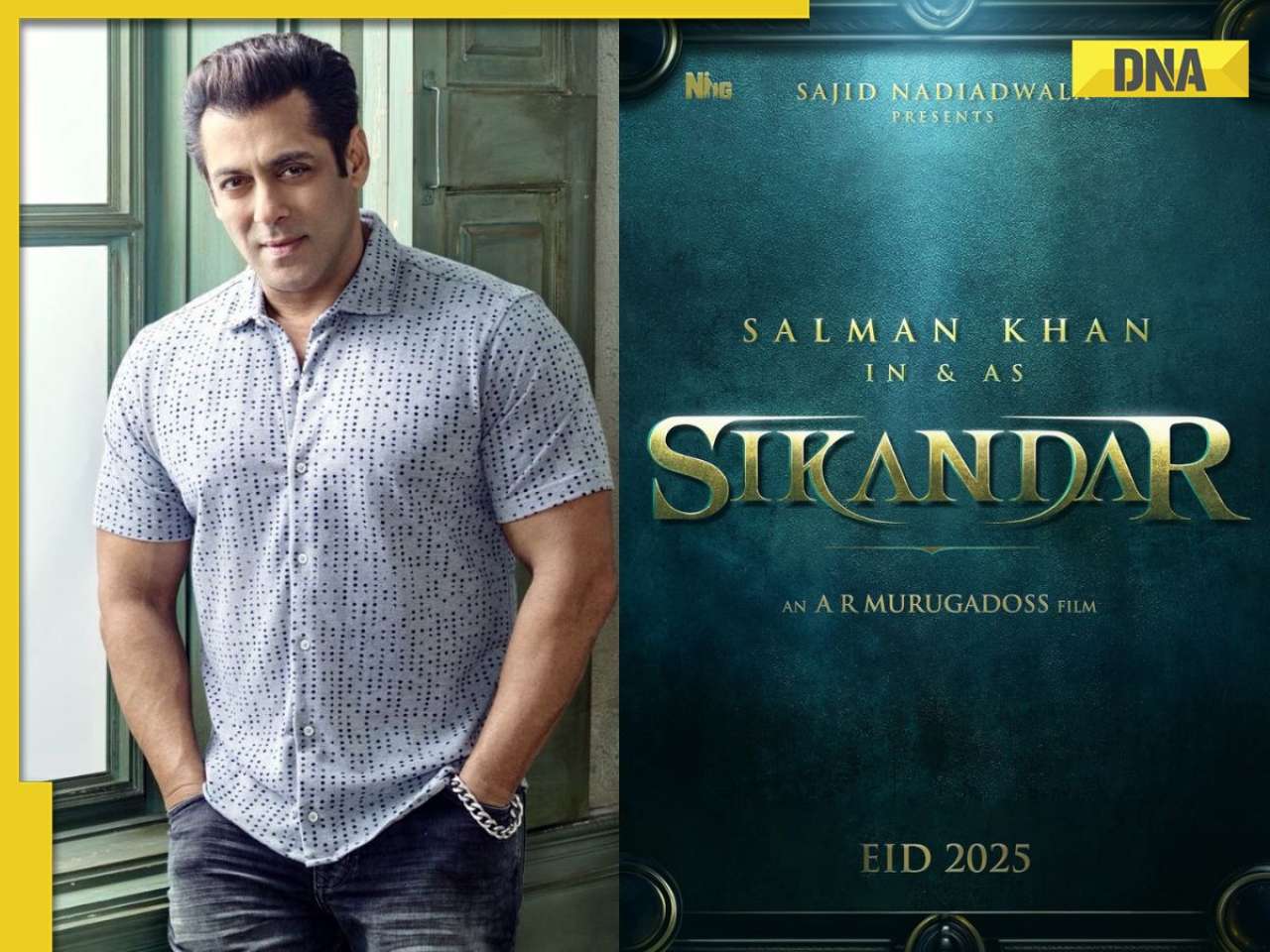 Salman Khan announces film with AR Murugadoss' Sikandar for Eid 2025: 'Iss Eid Bade Miyan Chote Miyan aur Maidaan..'