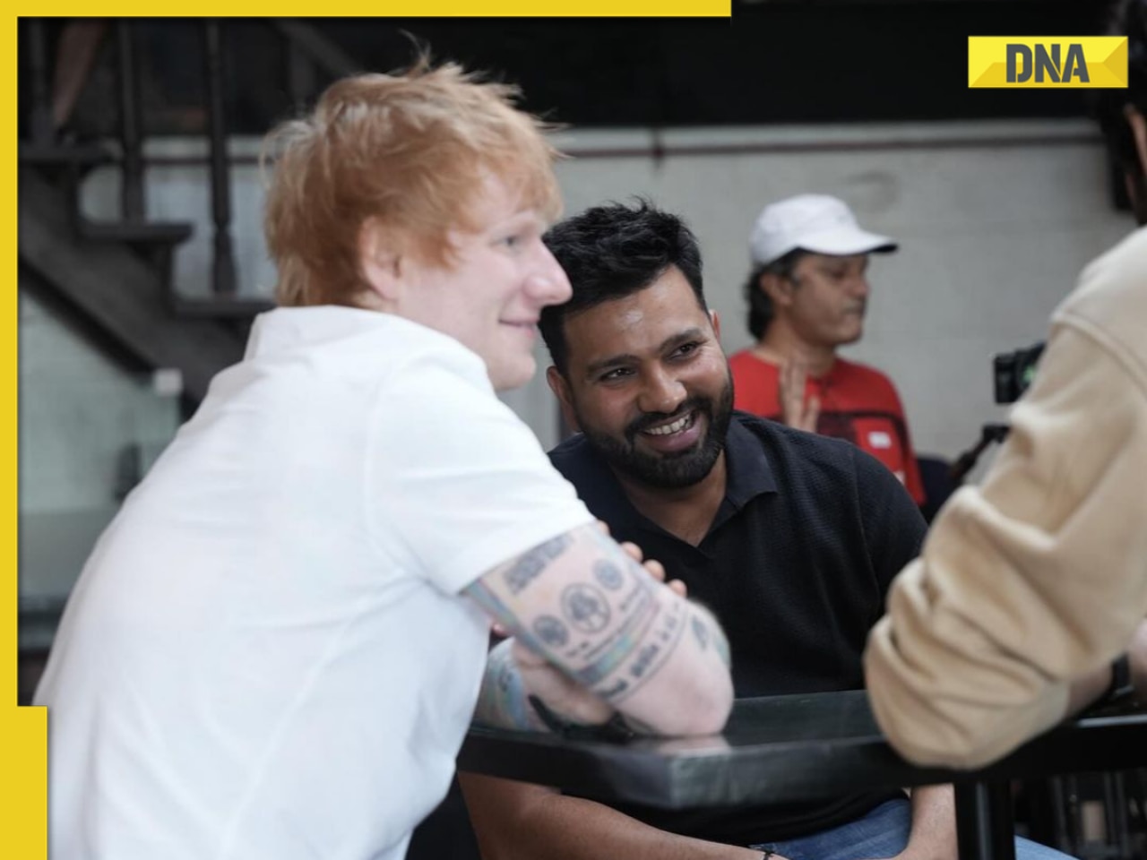 Ed Sheeran sings 'Bad Habits' for Rohit Sharma's daughter Samaira in heartwarming viral video