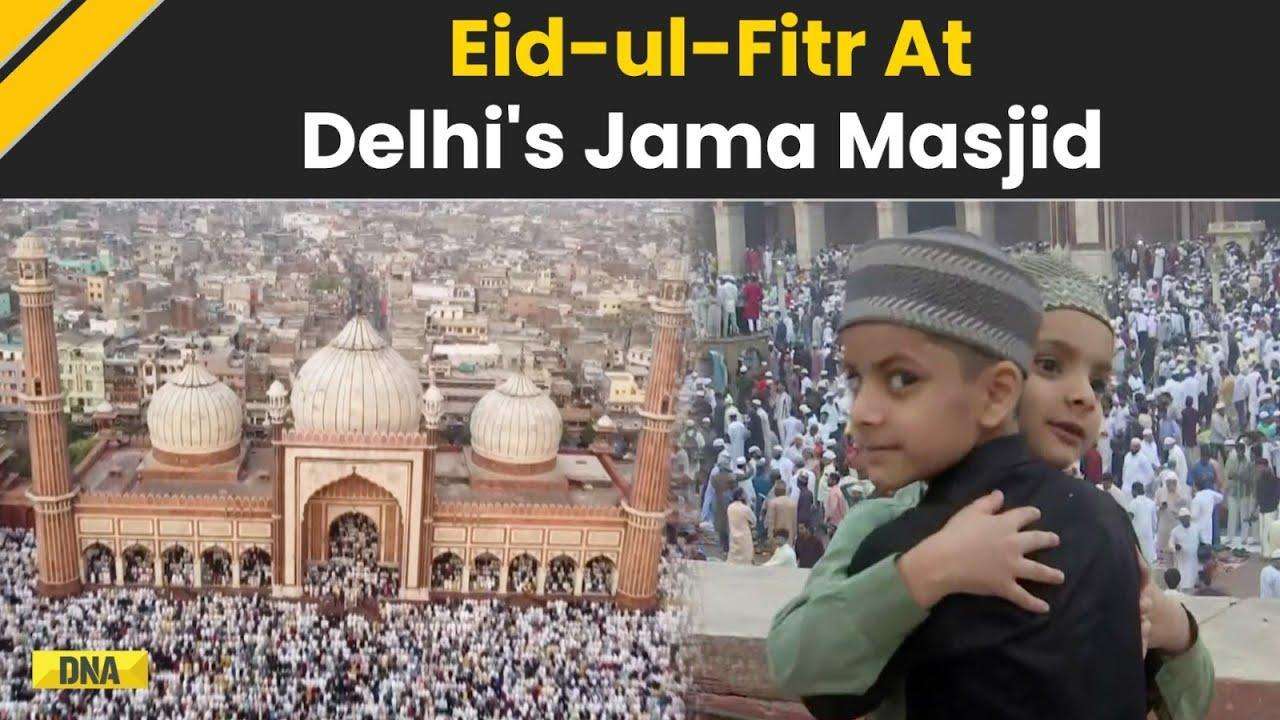 Eid-ul-Fitr 2024: Eid Celebrations Begin Across India, Devotees Offer Namaz At Delhi's Jama Masjid