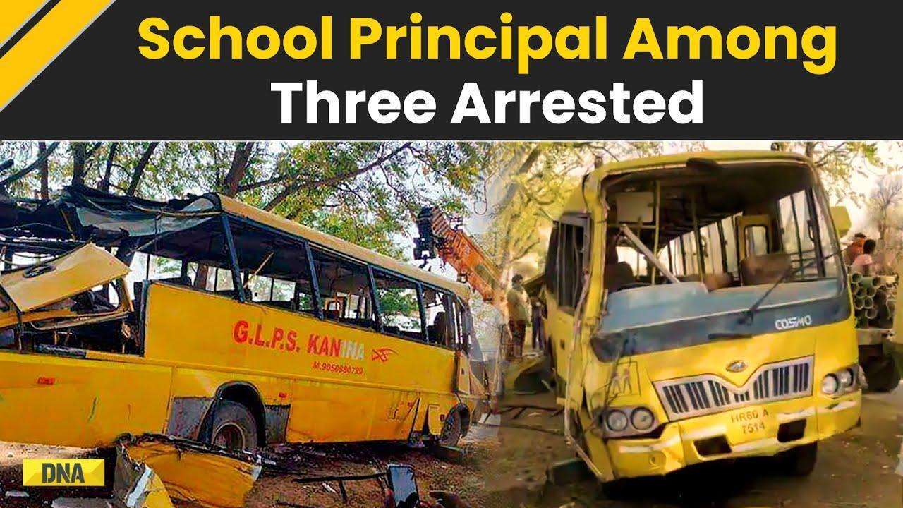 Haryana School Bus Accident: Principal Among Three Arrested, Show Cause Notice Issued To School