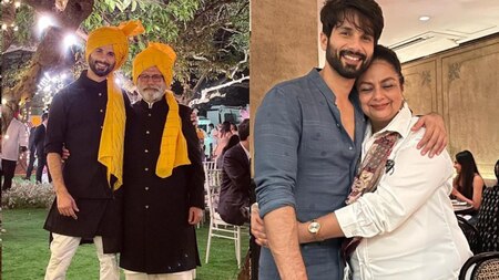 Shahid Kapoor With his Parents