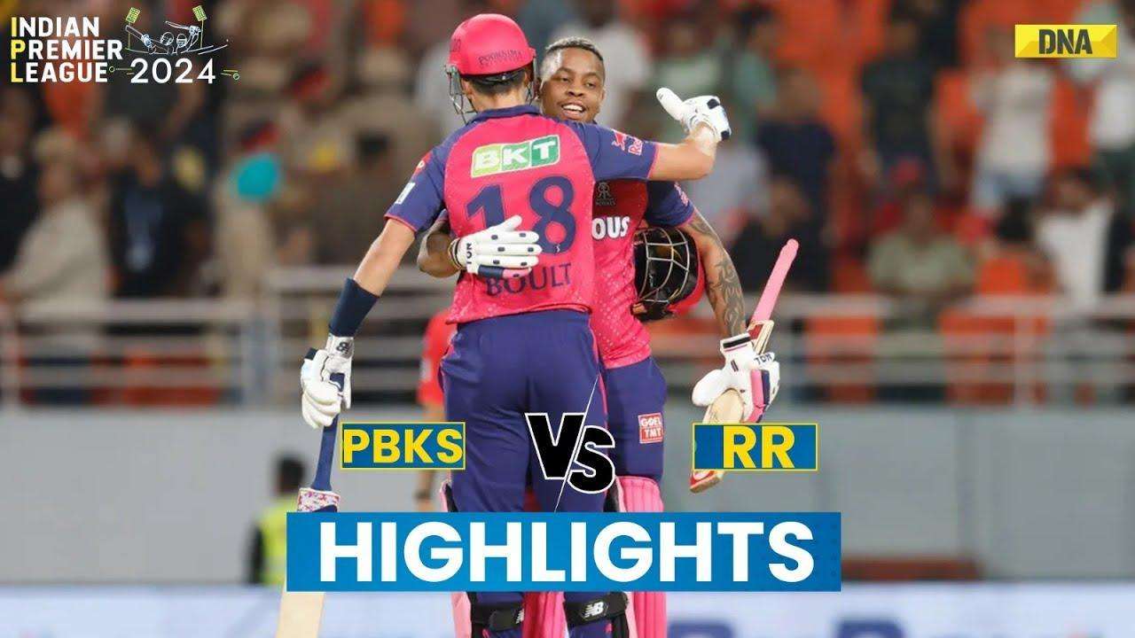 PBKS vs RR Highlights: Rajasthan Royals Beat Punjab Kings By 3 Wickets | IPL 2024