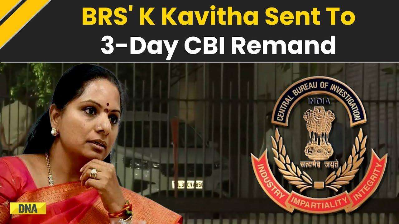 Delhi Excise Policy Case: Court Sends BRS Leader K Kavitha To CBI Remand Till April 15