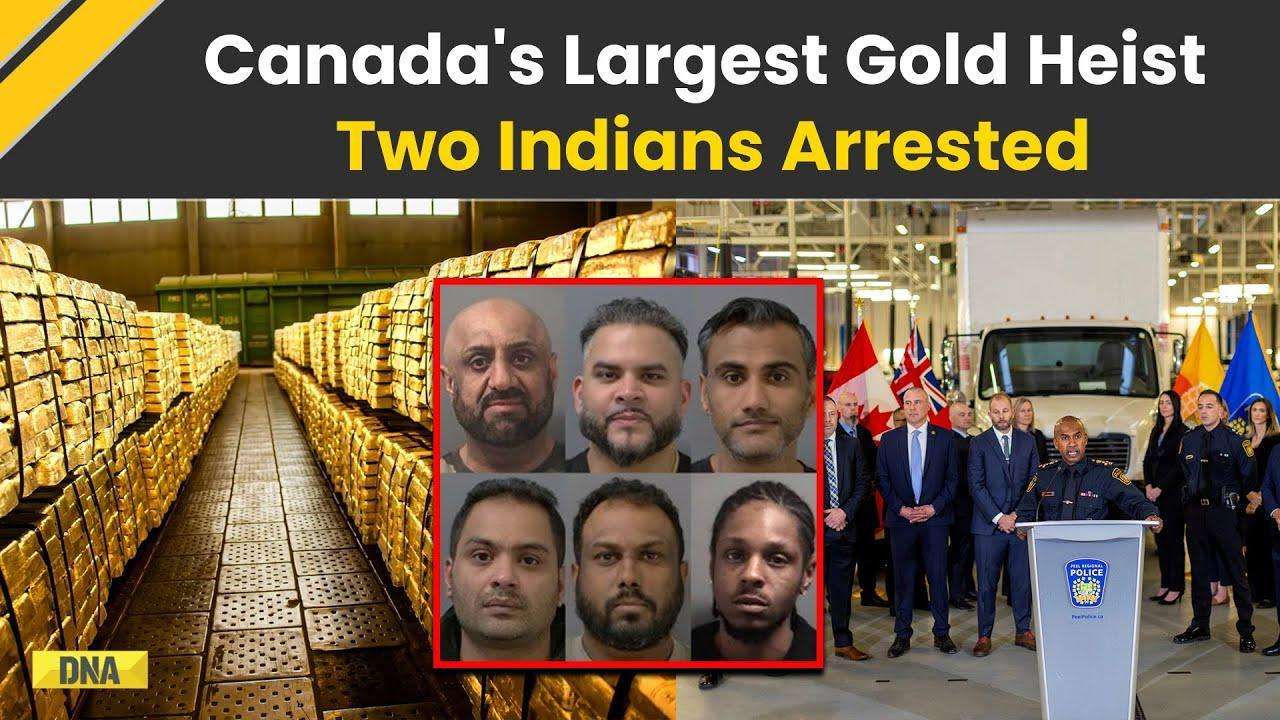 Canada's Largest Gold Heist: 2 Indian-origin Men  Arrested In Largest Gold Heist In Canada's History