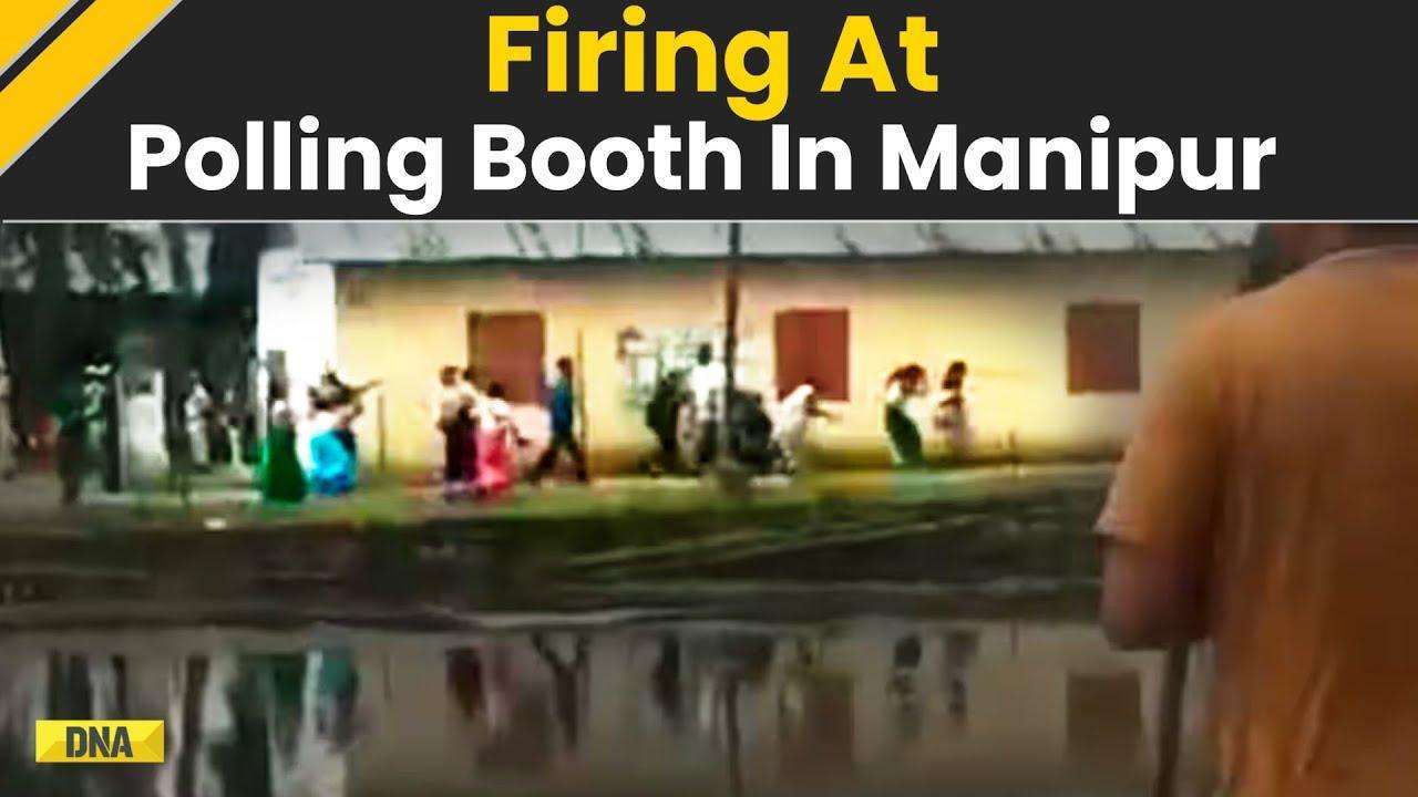 Manipur: Firing At Polling Booth, Voters Run For Cover | Lok Sabha Elections 2024