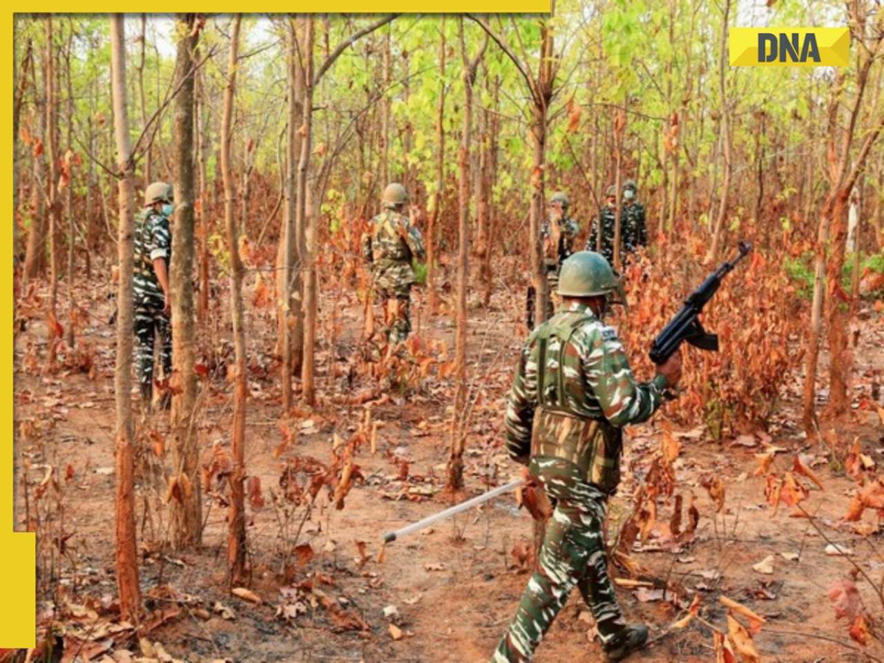 Chhattisgarh: One Naxal killed in encounter with security forces in Bijapur, encounter underway