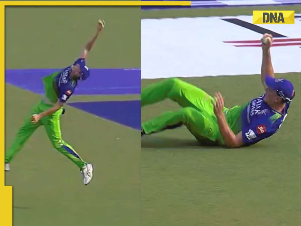 Watch: Cameron Green takes stunning one-handed catch to dismiss Angkrish Raghuvanshi during KKR vs RCB match
