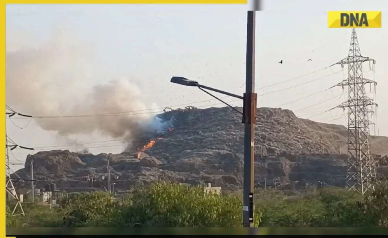 Massive fire erupts at Delhi’s Ghazipur landfill site; Watch 