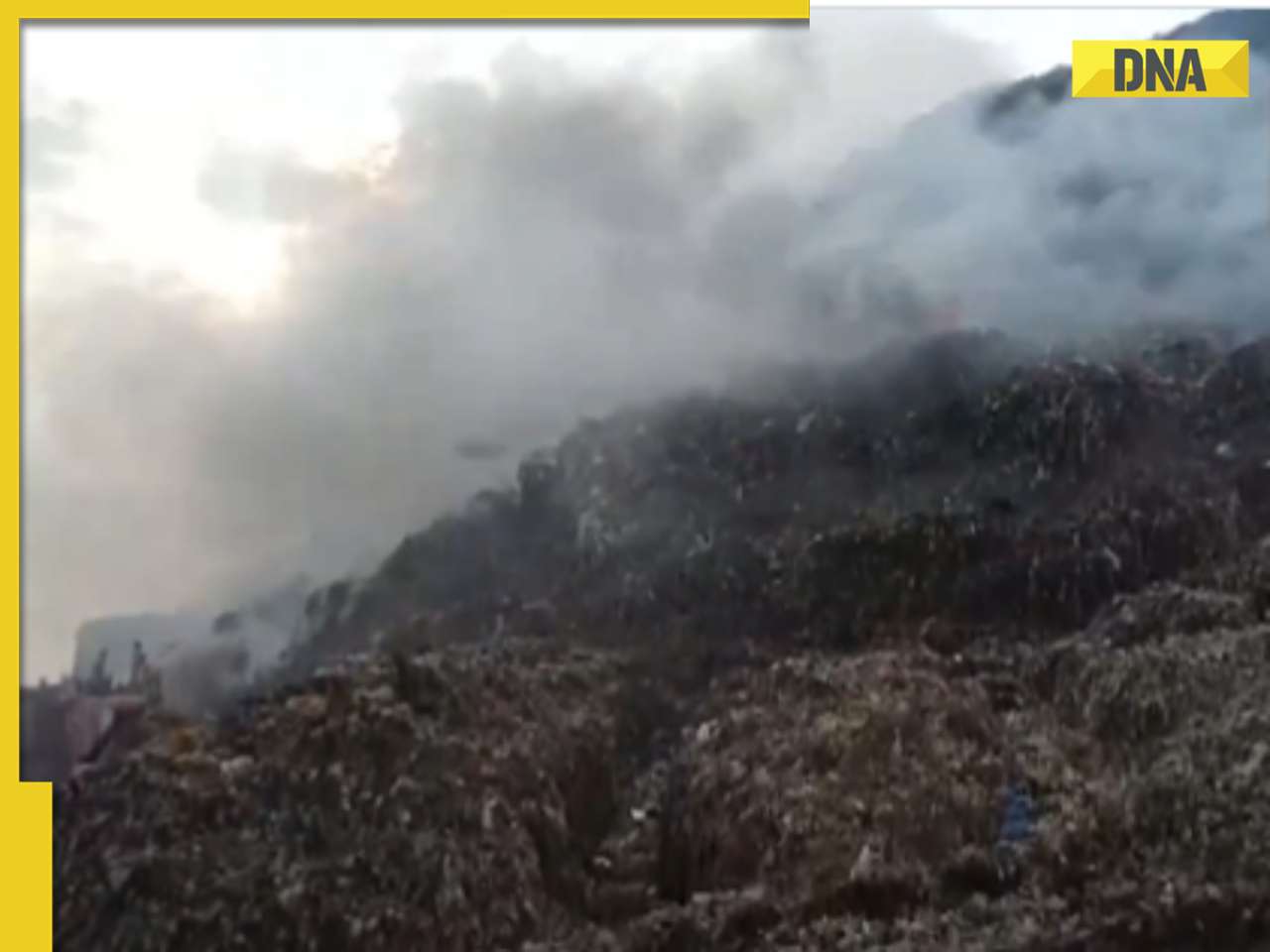 Ghazipur landfill fire: Locals grapple with breathing issues, eye and throat irritation; watch video