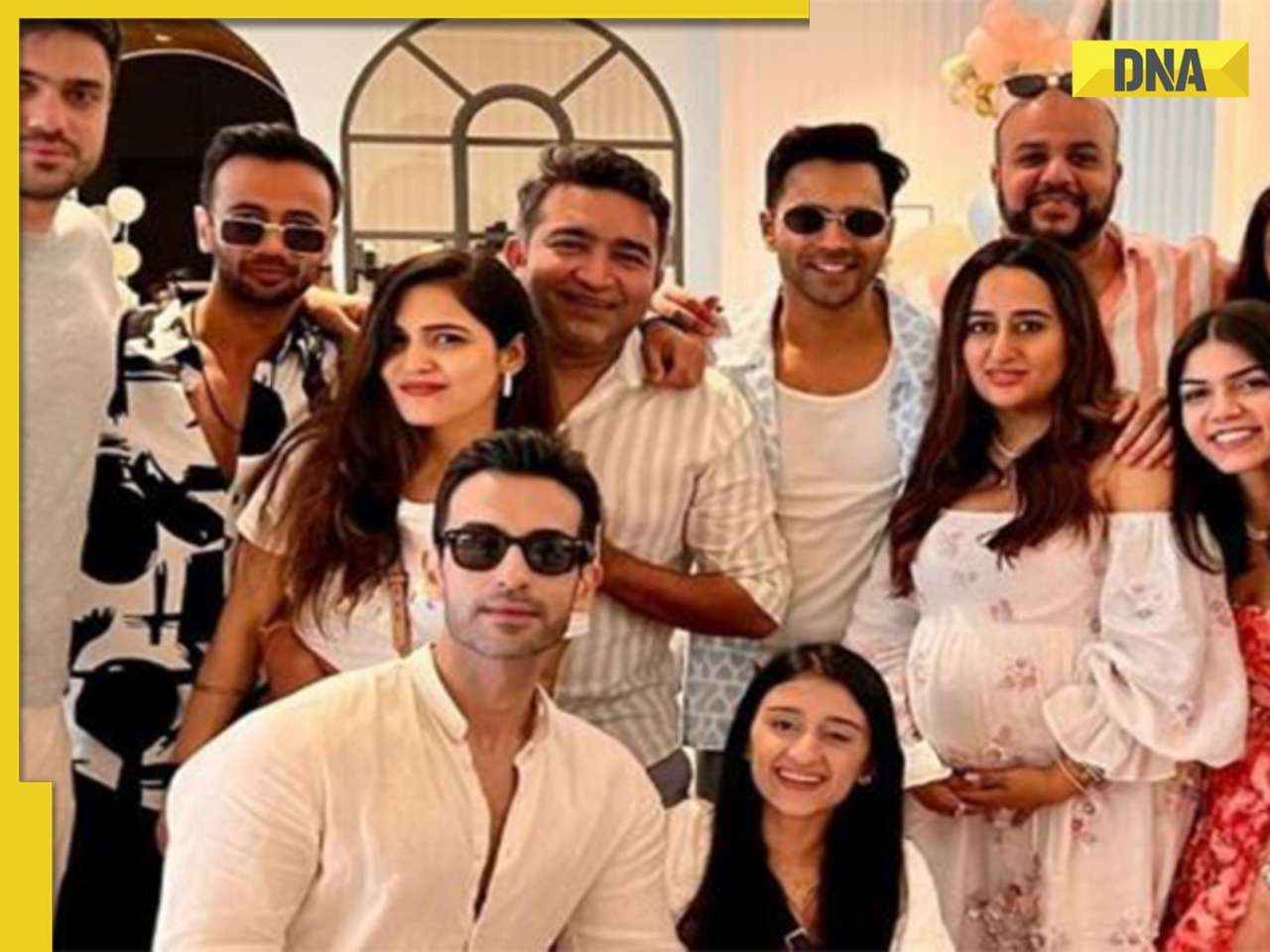 Varun Dhawan, Natasha Dalal's adorable photos from baby shower go viral, leave fans awestruck