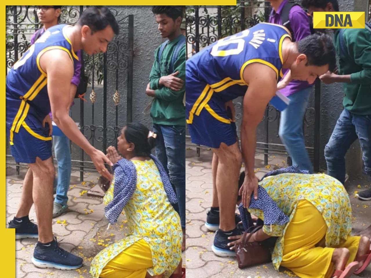 'Garibo ka masiha': Woman touches Sonu Sood's feet, begs for help in viral photos, netizens react