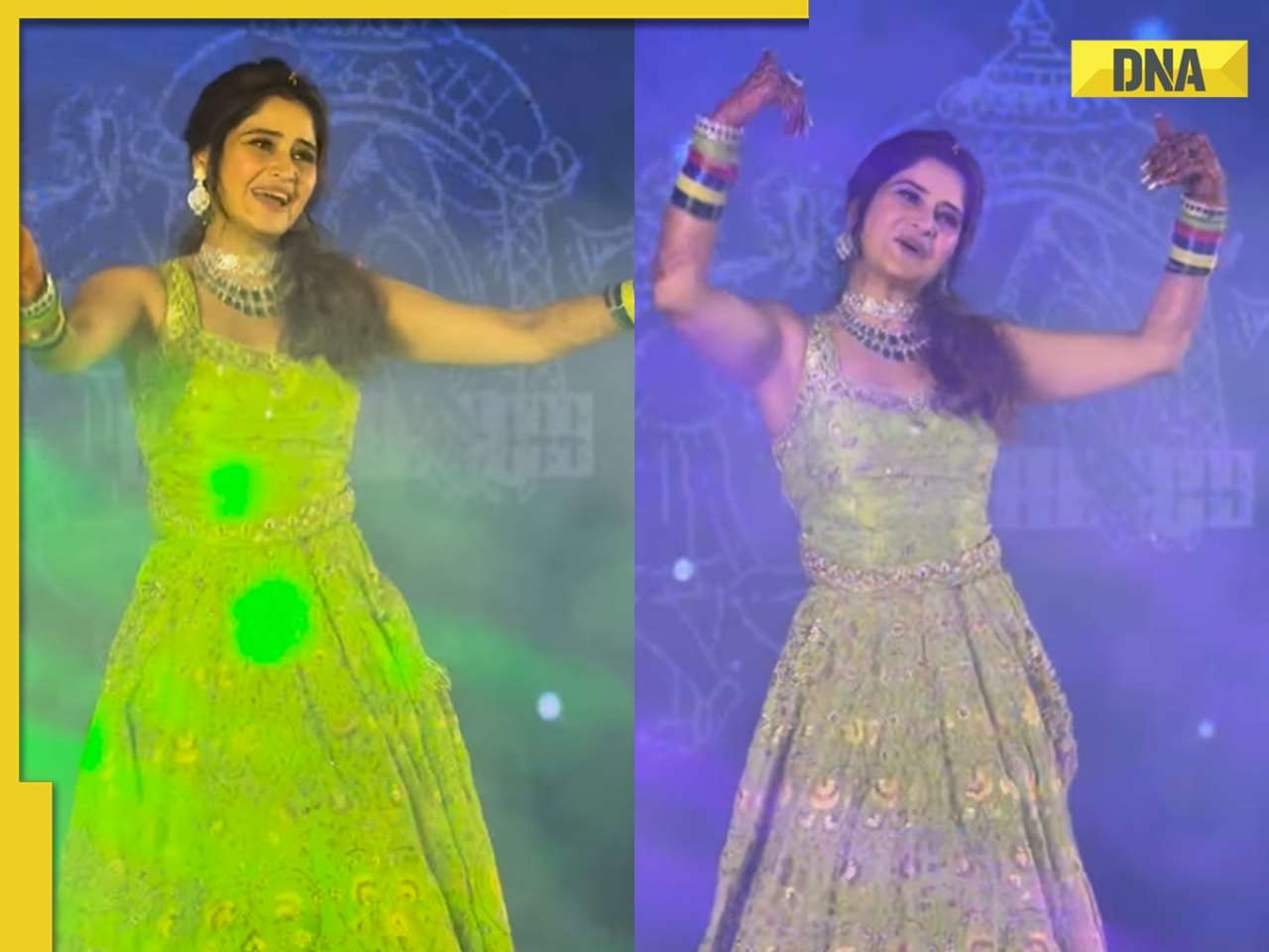Watch: Arti Singh grooves to 'Aangan Galiyan Chaubara' at her sangeet, leaves fans teary-eyed