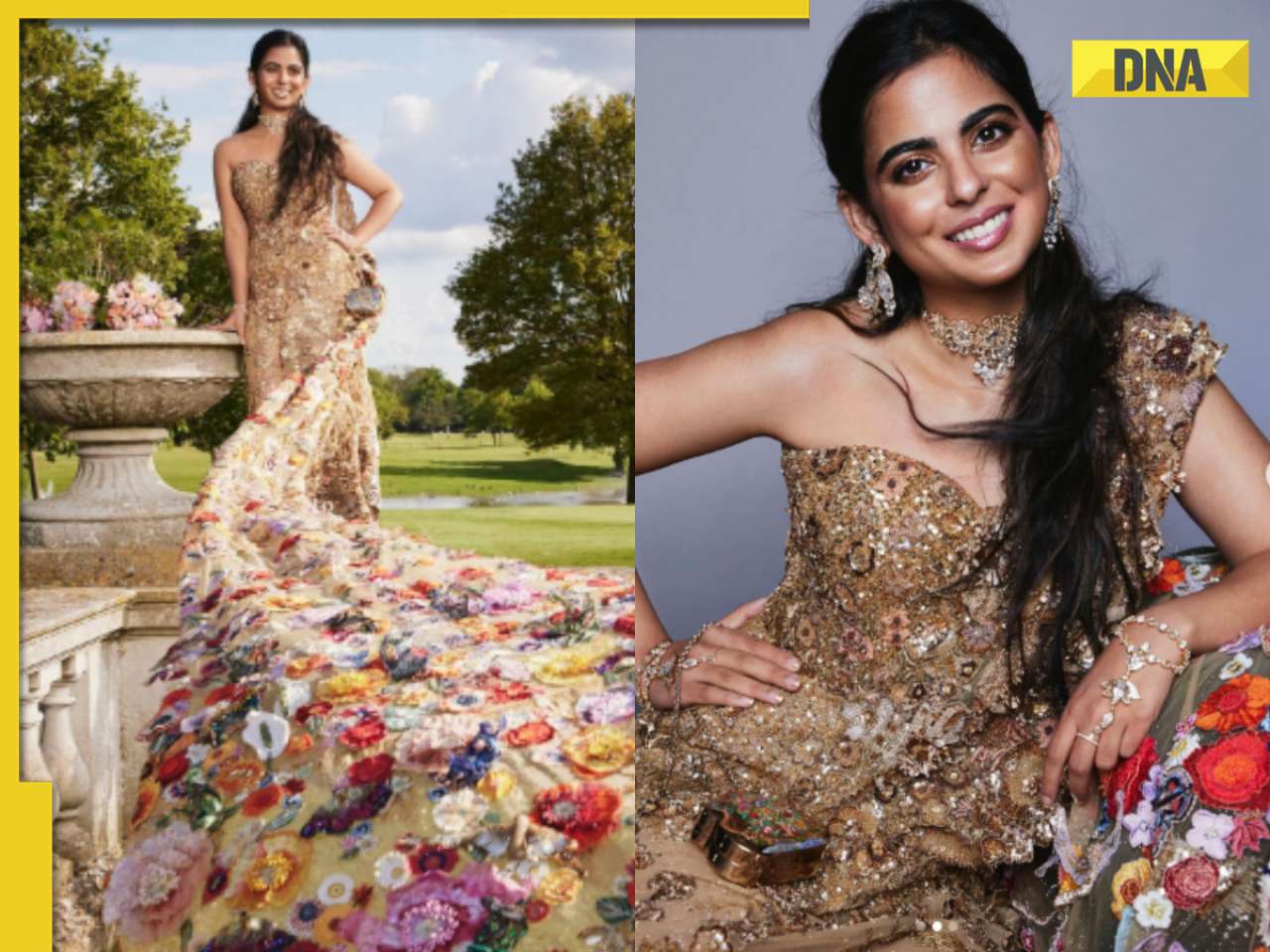 Isha Ambani's Met Gala 2024 saree gown was created in over 10,000 hours, see pics