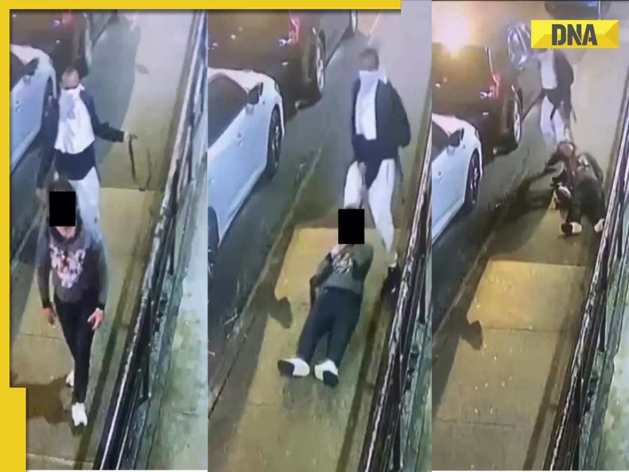Horrifying video: Masked man chokes US woman with belt, drags her between cars to rape her 