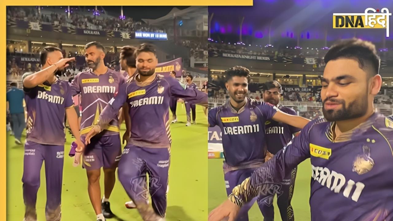 Pushpa 2 के गाने पर KKR के खिलाड़ियों ने किया डांस, दिल जीत लेगा Rinku Singh का अंदाज