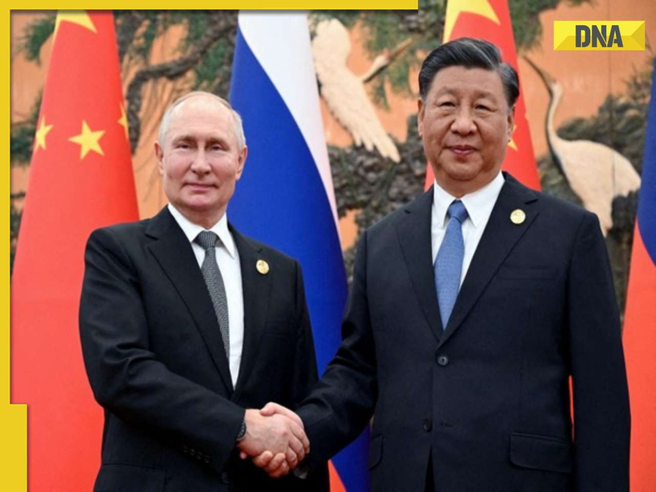 Russia's Vladimir Putin meets with China's leader Xi Jinping while on state visit to China