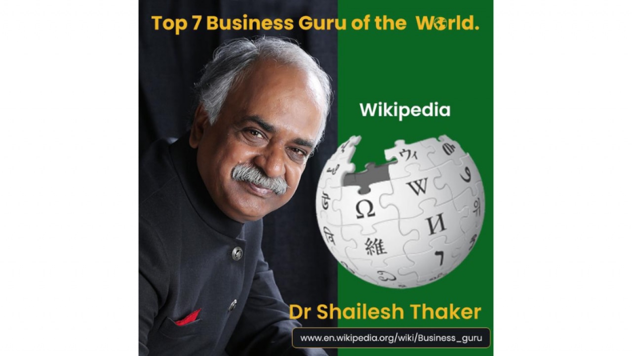 Pioneering global management and leadership: Dr. Shailesh Thaker's enduring legacy - Vimarsana News