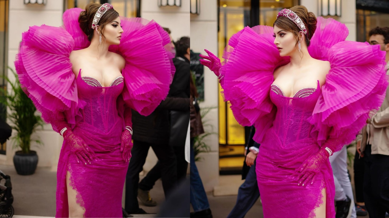 Urvashi Rautela Cannes red carpet look