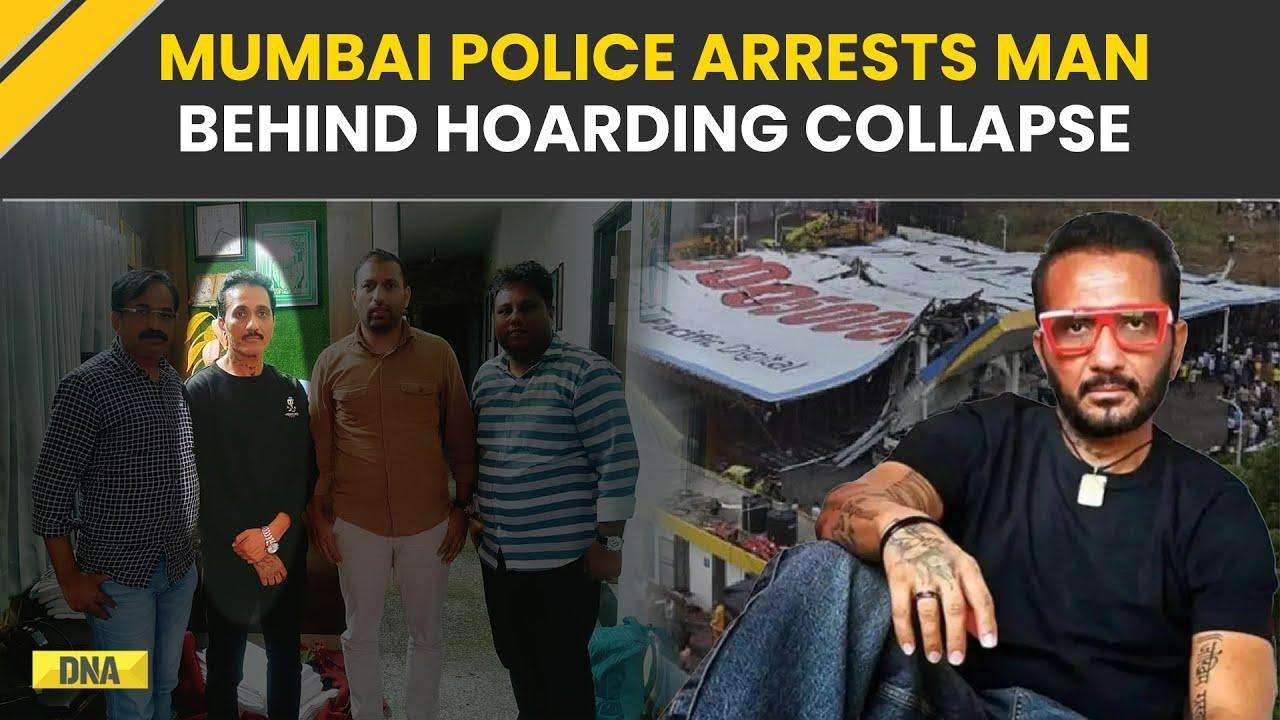 Ghatkopar Hoarding Collapse: Mumbai Police Arrests Billboard Owner Bhavesh Bhinde I Mumbai Rain