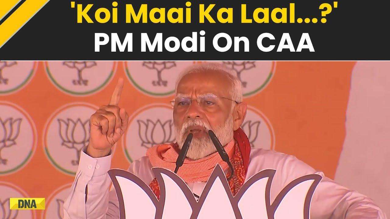 PM Modi Challenges INDIA Bloc On CAA In Uttar Pradesh’s Lalganj Rally | Lok Sabha Election 2024
