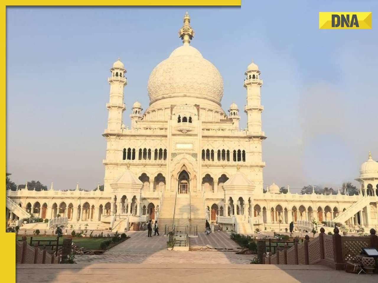 This white marble structure in Agra, competing with Taj Mahal, took 104 years to complete