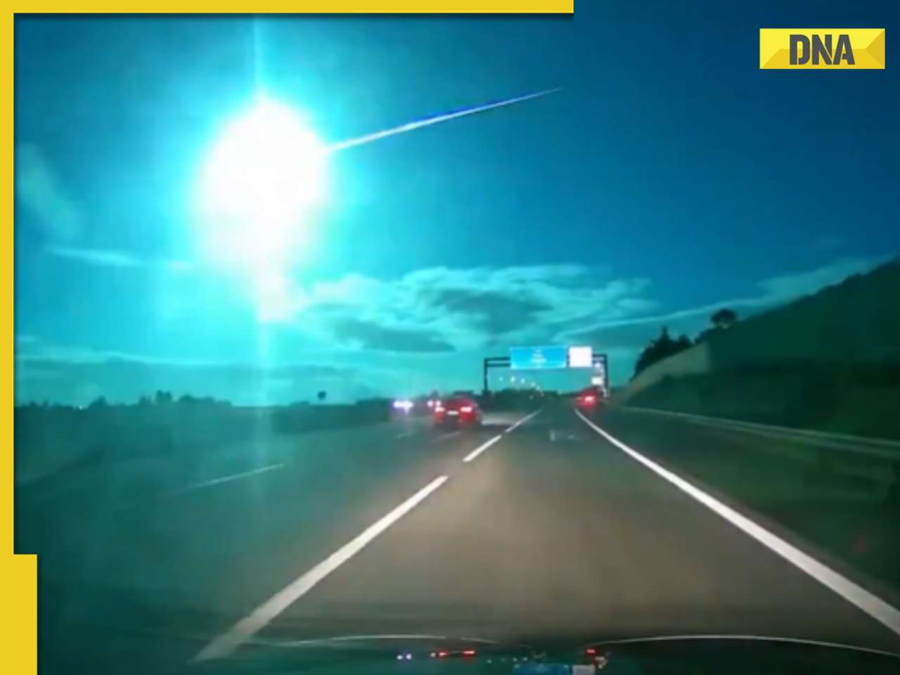 Viral video: 'Breathtaking' blue meteor illuminates skies over Spain and Portugal, watch