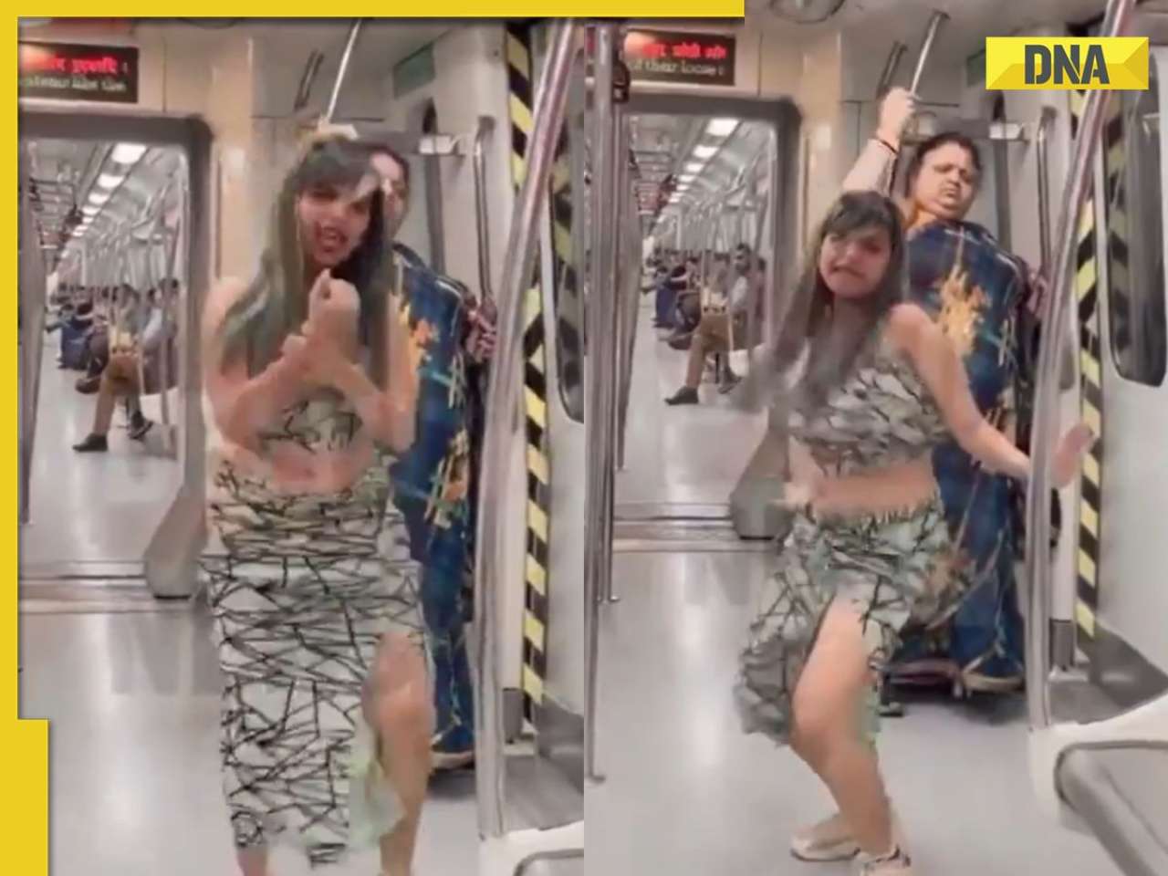 Video of influencer dancing inside Delhi Metro goes viral, netizens call it…
