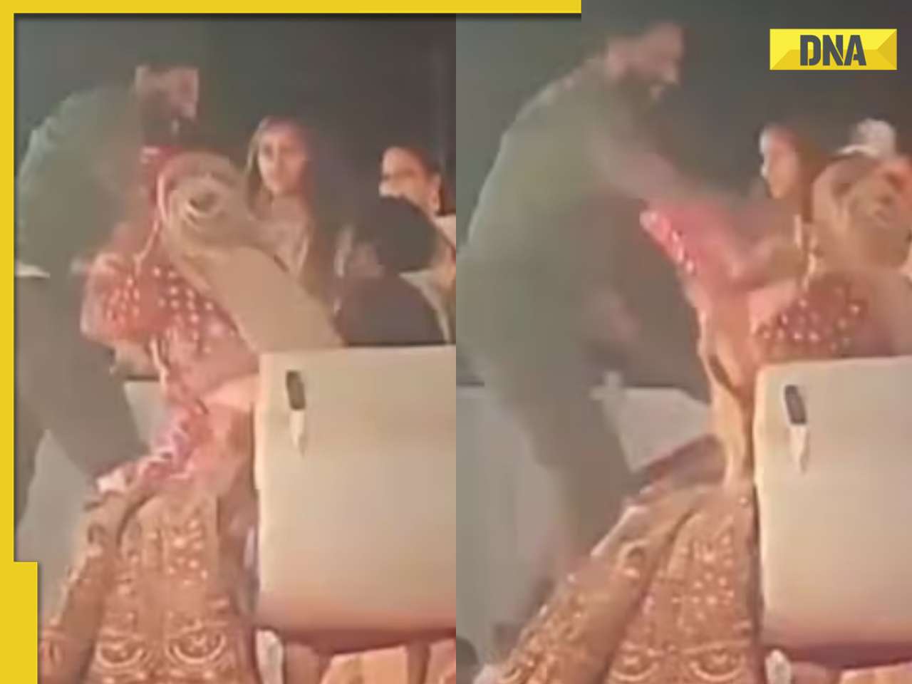 Bride’s alleged ex-boyfriend attacks groom on stage, video goes viral