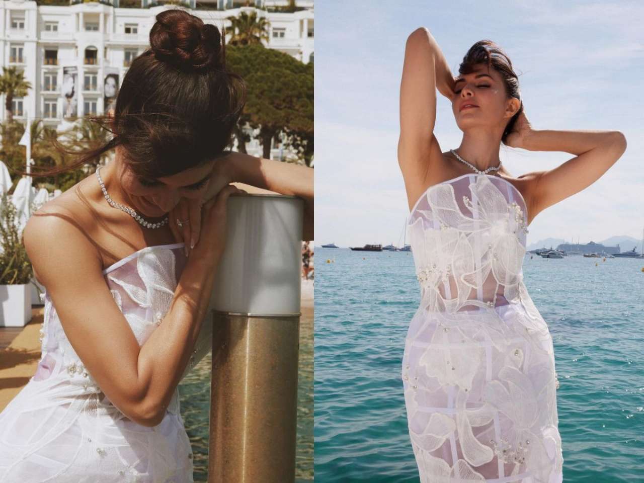 Jacqueliene Fernandez setting fashion goals at Cannes