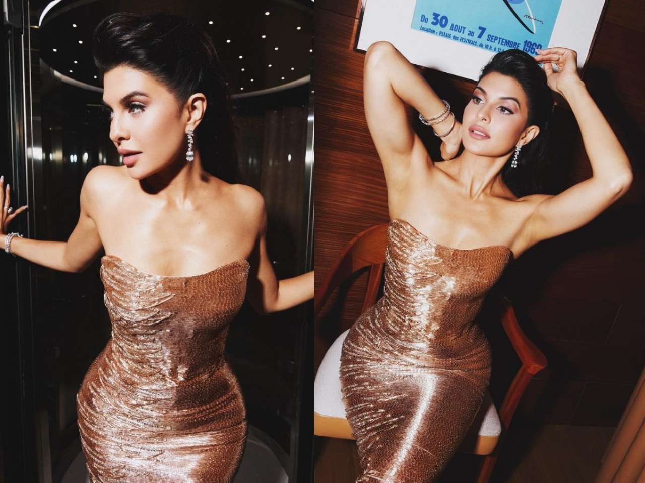 Jacqueliene Fernandez's blingy avatar at Cannes 2024