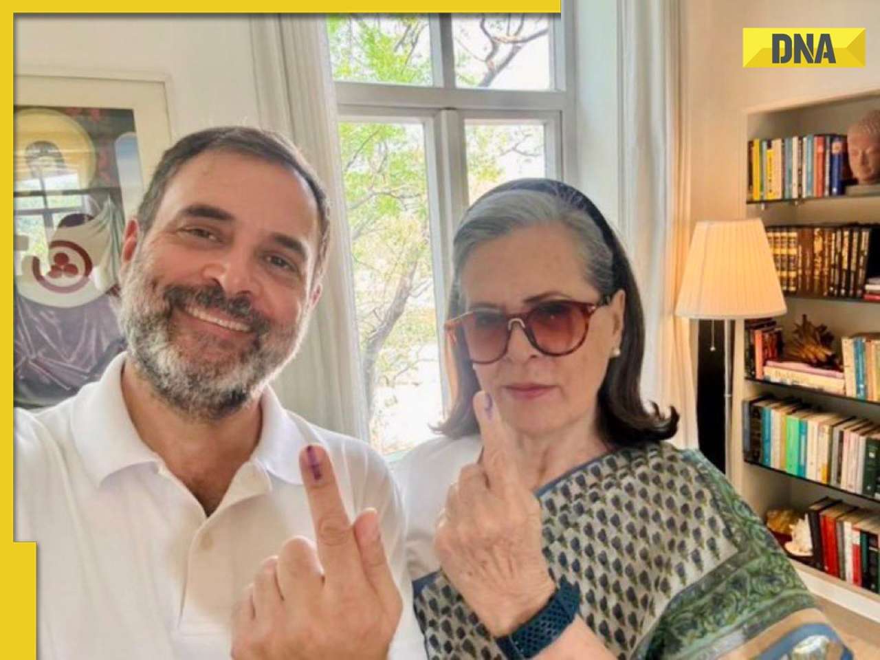 DNA Verified: Painting behind Rahul, Sonia Gandhi viral selfie is not of Jesus Christ