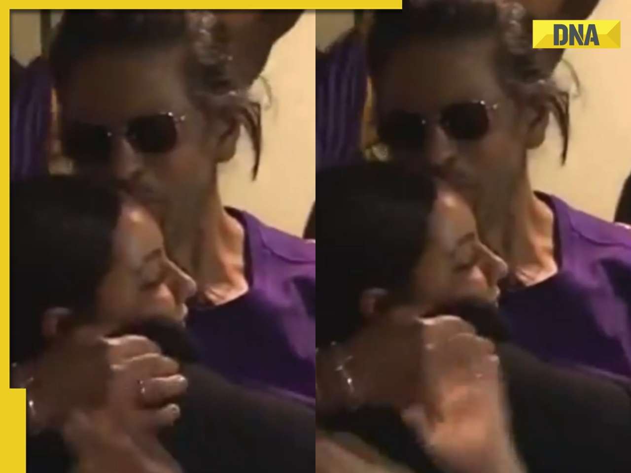 Watch Shah Rukh Khan hugs, kisses Gauri Khan after KKR beats SRH in