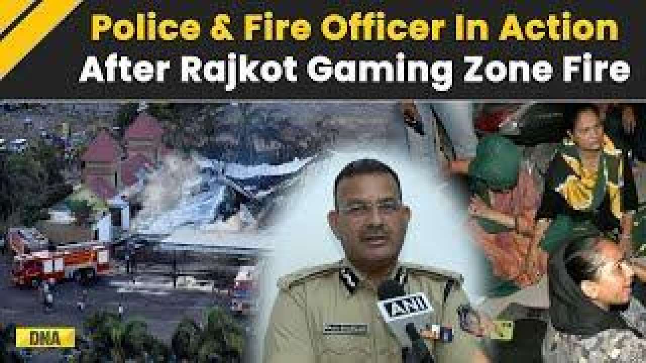 Rajkot Game Zone Fire: Gujarat Police And Vadodara Chief Fire Officer In Action After Massive Fire