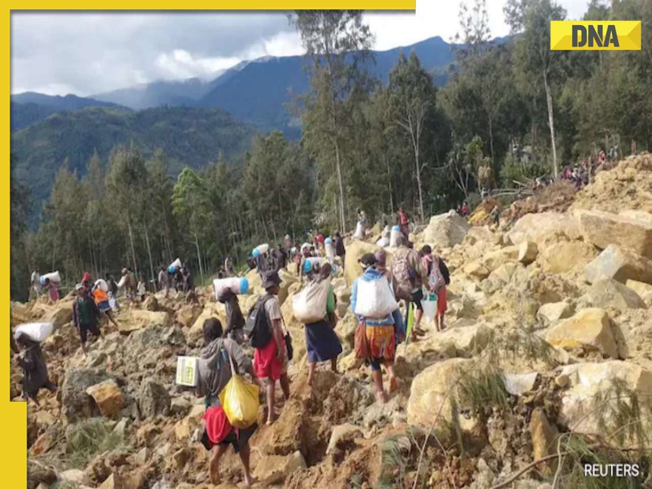 More than 2,000 people buried alive in deadly landslide in Papua New Guinea