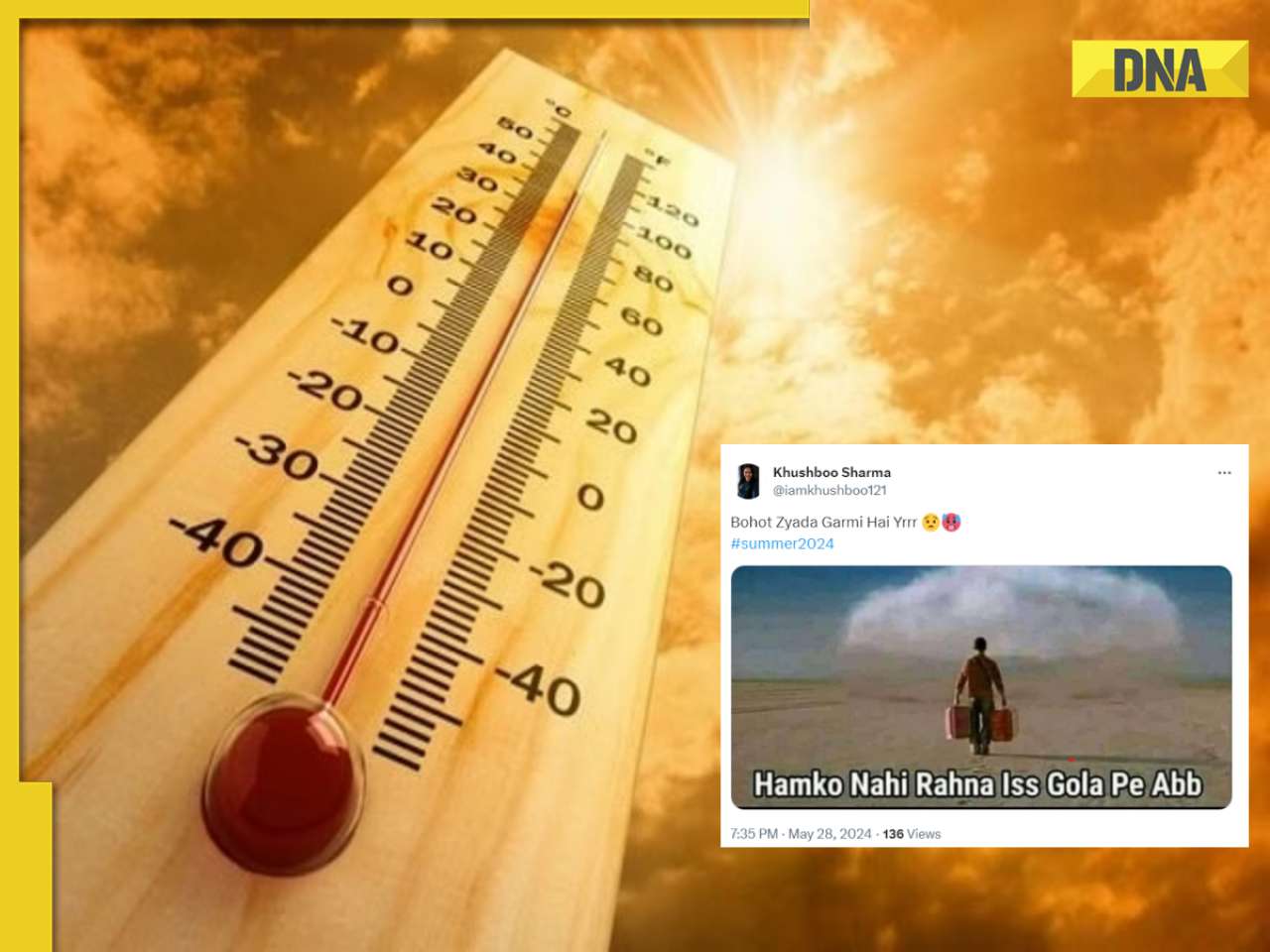 'Humko nahi rahna is gola pe': Heatwave triggers meme fest on social media