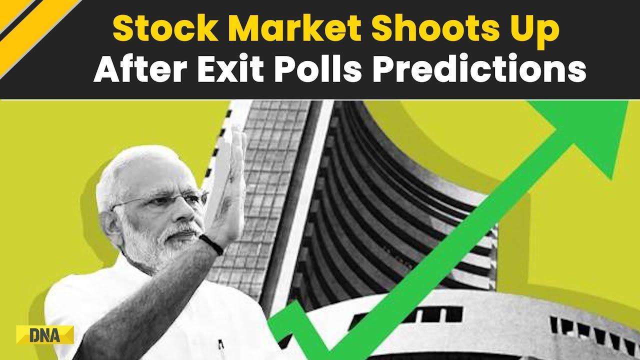 Exit Polls: Sensex, NIFTY Bank & NIFTY Rises After Lok Sabha Exit Polls Predictions I Stock Market