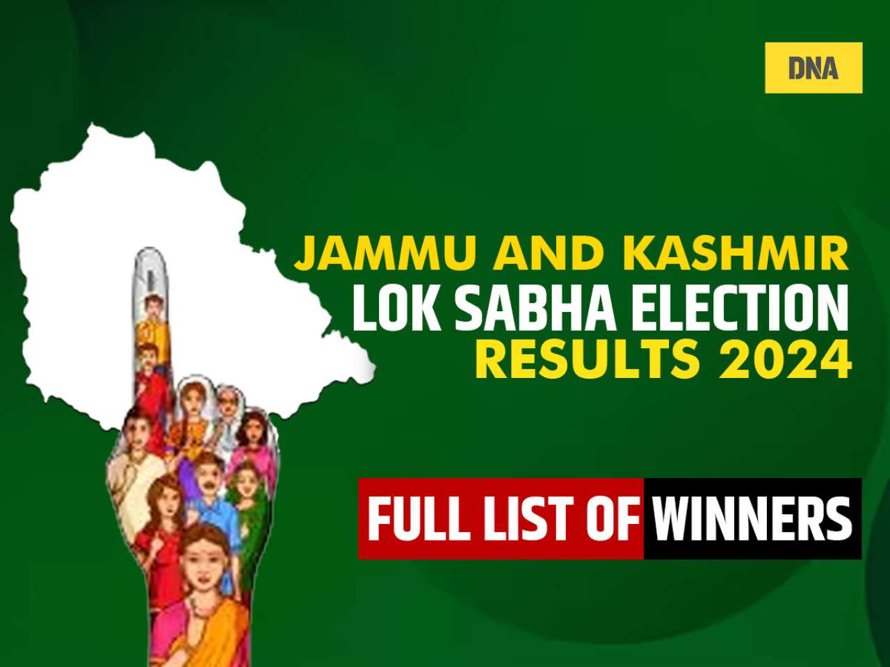 Jammu & Kashmir Lok Sabha Election Result 2024 Full list of winner and loser candidates will be