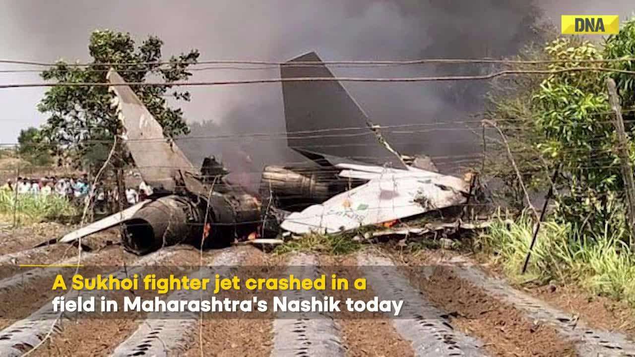 Air Force's Sukhoi Fighter Jet Crashes In Nashik's Maharashtra: Pilot, Co-Pilot Eject Safely