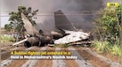  Air Force's Sukhoi Fighter Jet Crashes In Nashik's Maharashtra: Pilot, Co-Pilot Eject Safely 