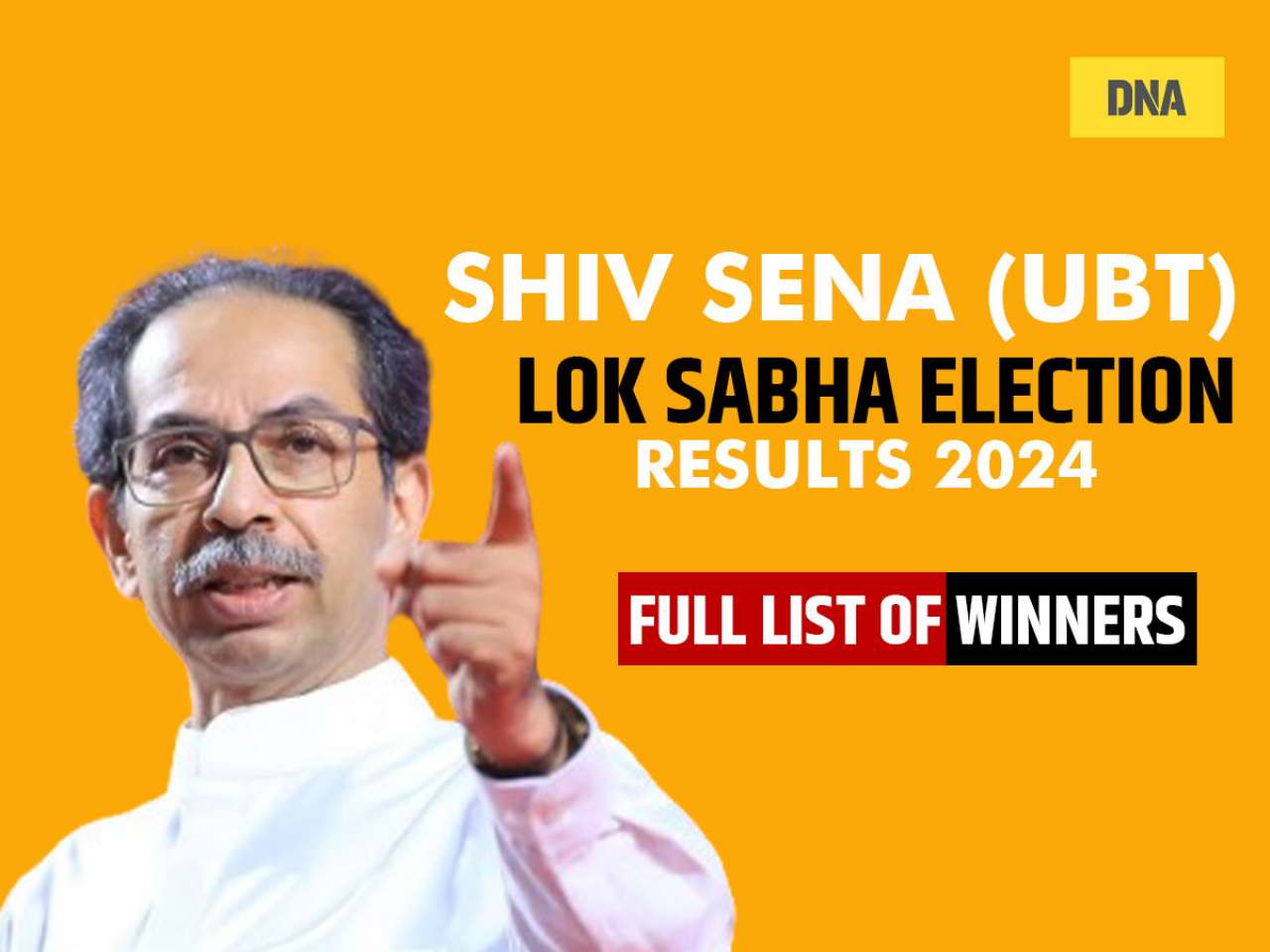 Shiv Sena (UBT) Lok Sabha Election Result 2024 Full List of Winner and