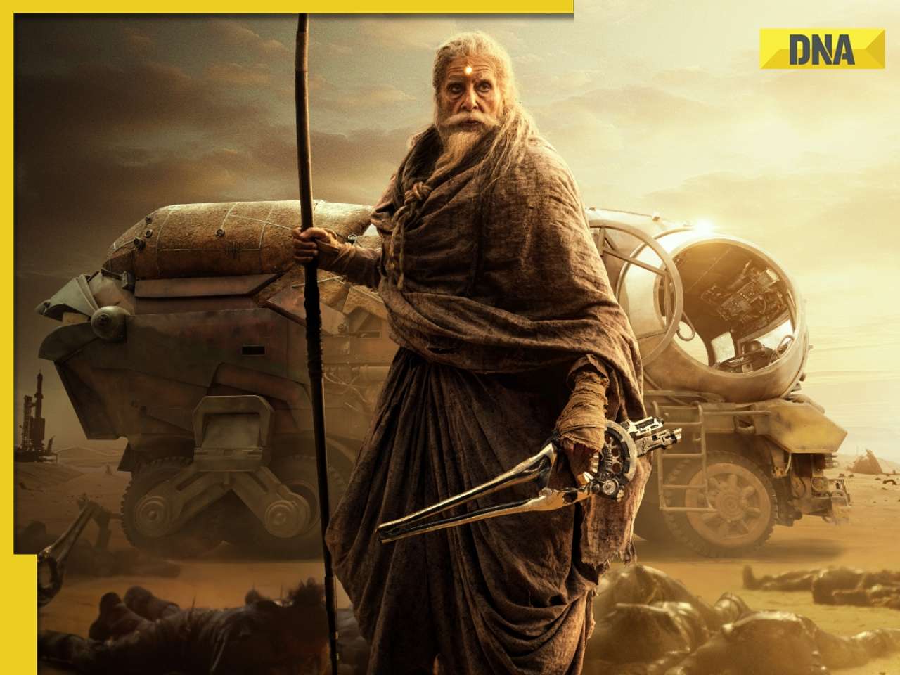 Amitabh Bachchan looks fierce as Ashwatthama in new poster from Kalki 2898 AD, fans say 'RIP Hollywood'