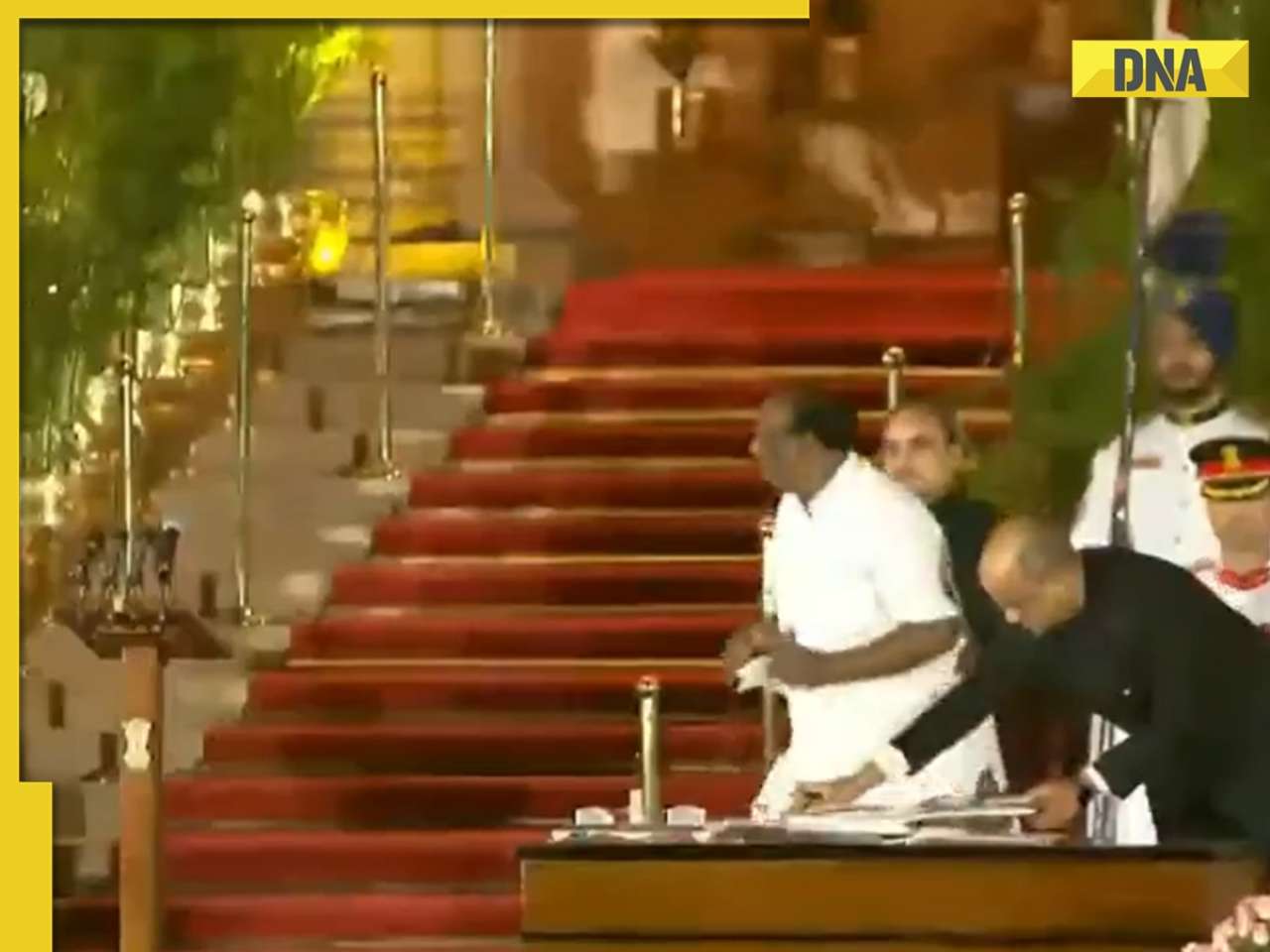 Cat or Leopard? Video of mysterious animal seen at Rashtrapati Bhavan during oath ceremony of PM Modi goes viral, watch