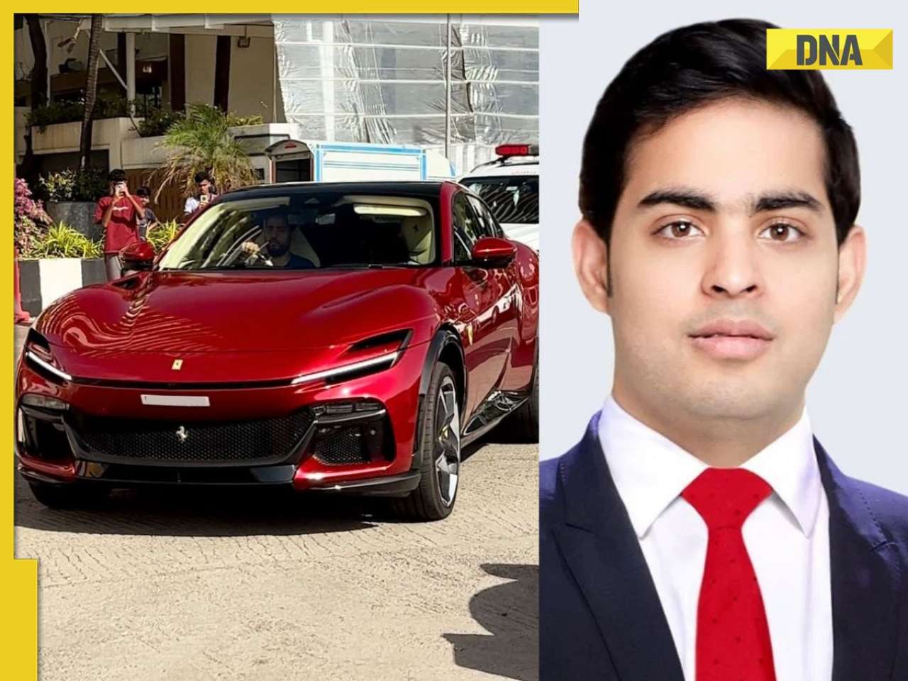   Akash Ambani spotted driving rare Rs 105000000 Ferrari SUV without wearing seatbelt, netizens say 'ameer log...' 