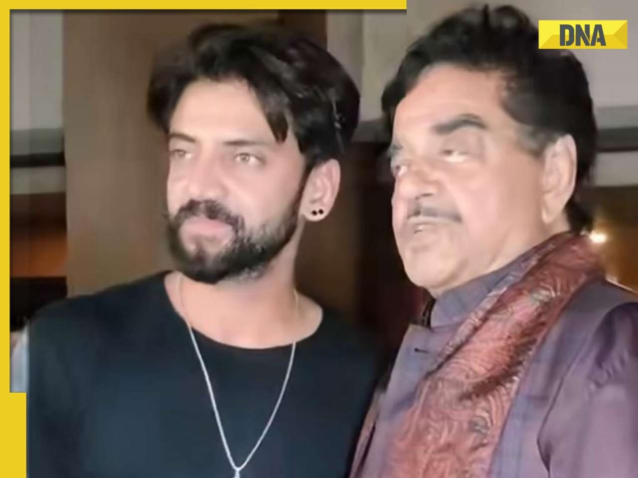 Watch: Shatrughan Sinha squashes reports of being upset with Sonakshi, Zaheer's wedding, poses with to-be son-in-law