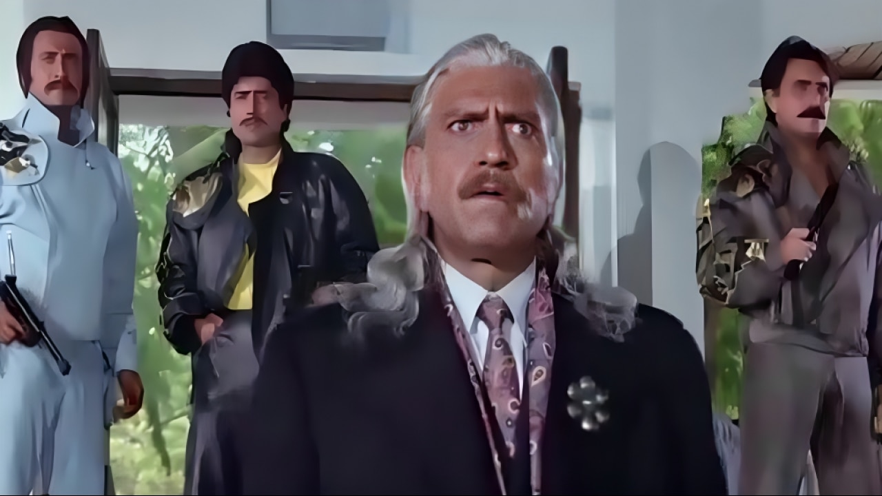 Amrish puri in Vishwatma 